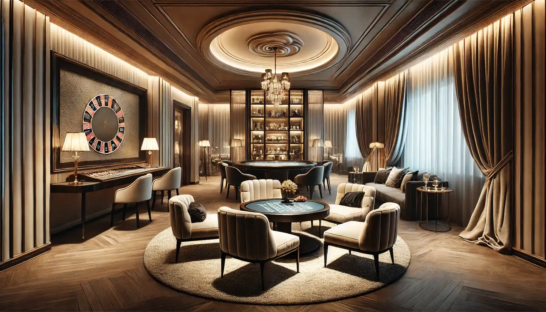 Private Casino Lounge Bild